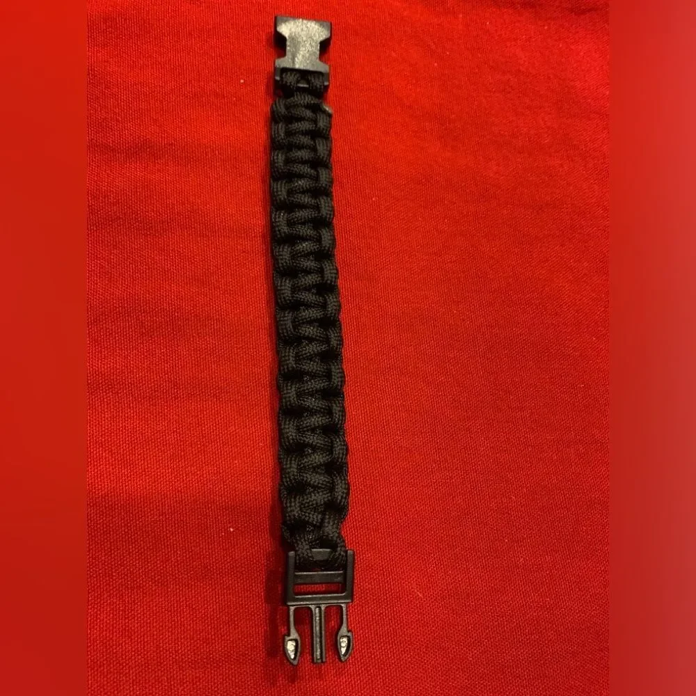 Black Paracord Bracelet